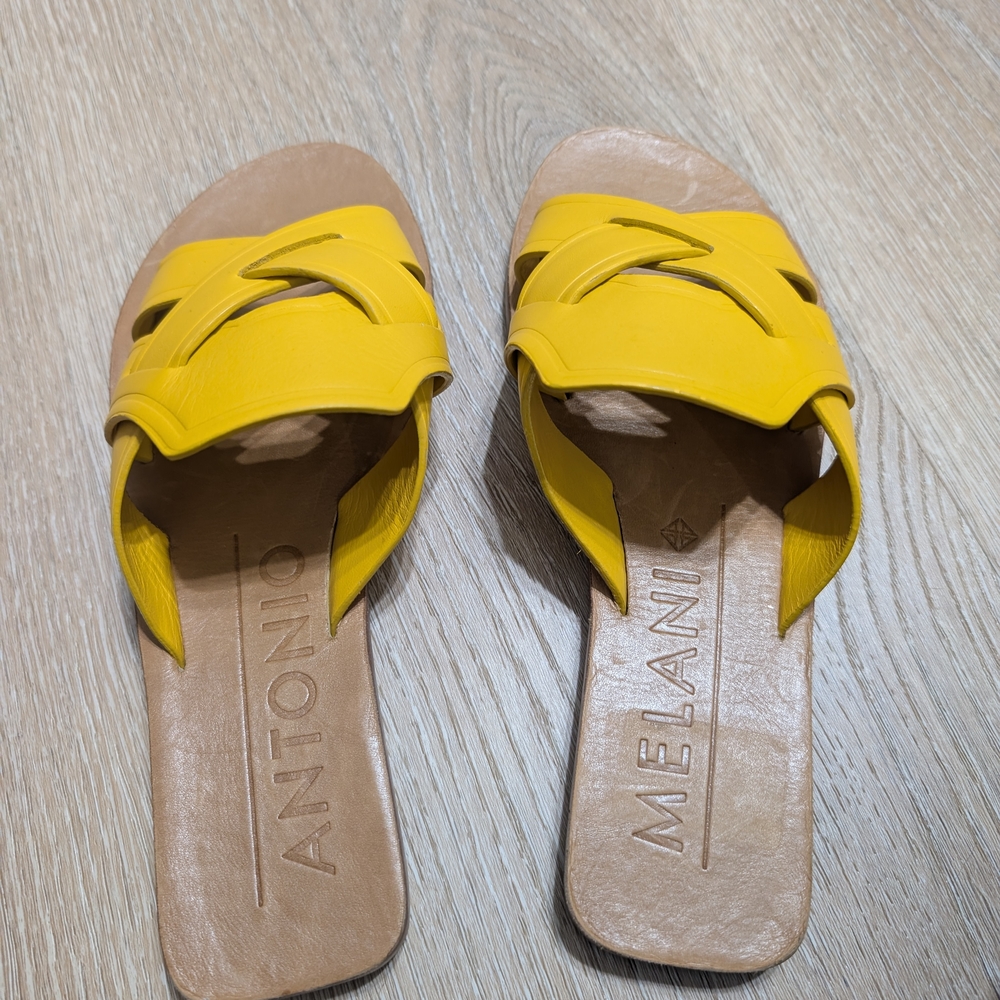 ANTONIO MELANI Yellow Sandals